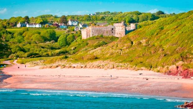 Manorbier Castle Inn Sunset Room Екстер'єр фото